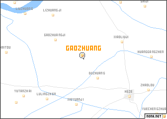 map of Gaozhuang