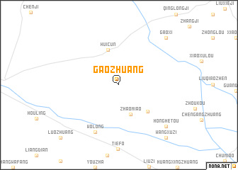 map of Gaozhuang