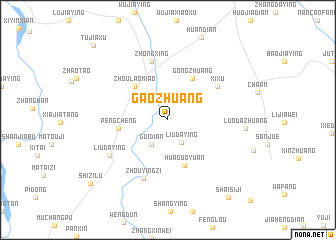 map of Gaozhuang