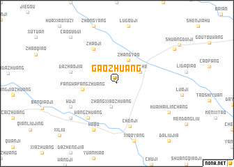 map of Gaozhuang