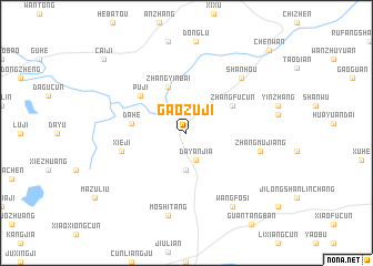 map of Gaozuji
