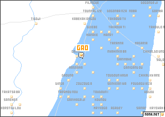 map of Gao