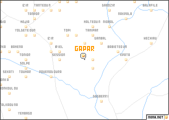 map of Gapar