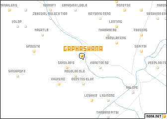 map of Ga-Phaswana