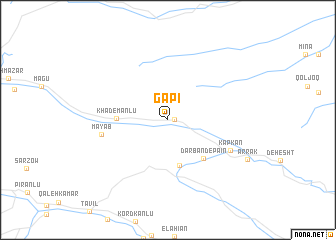 map of Gapī