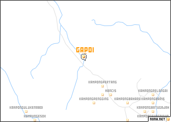 map of Gapoi