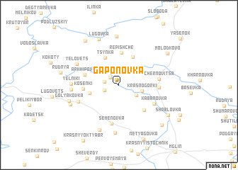 map of Gaponovka
