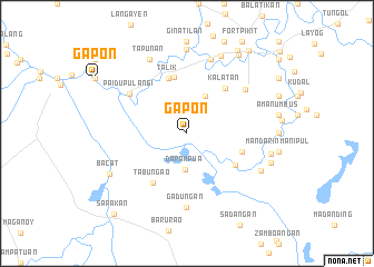 map of Gapon