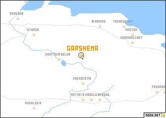 map of Gapshema