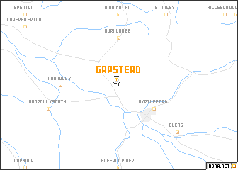 map of Gapstead