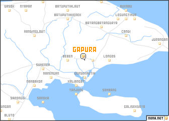 map of Gapura