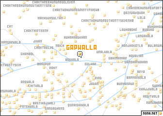 map of Gapwālla