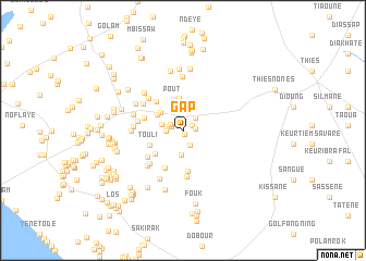 map of Gap