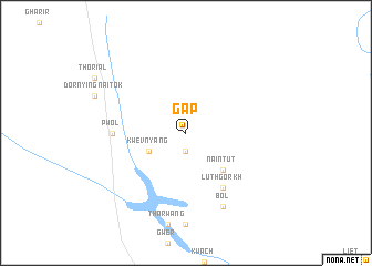 map of Gap