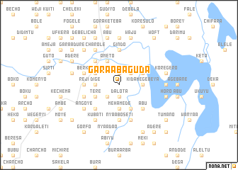 map of Gara Āba Guda