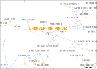 map of Garāb-e Parān Parvīz