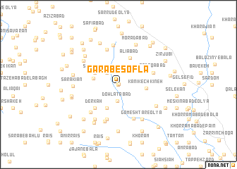 map of Garāb-e Soflá