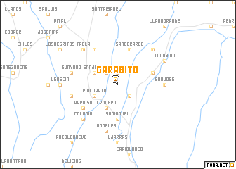 map of Garabito