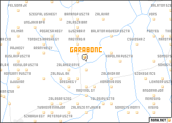 map of Garabonc