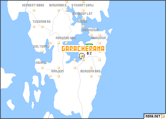 map of Garacherāma