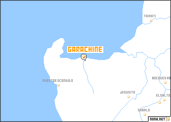 map of Garachiné