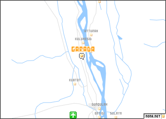 map of Garada