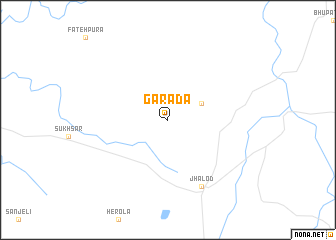 map of Garāda