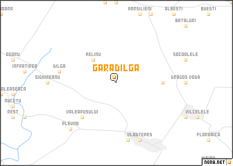 map of Gara Dîlga