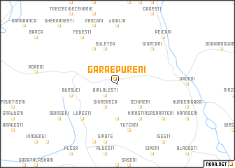 map of Gara Epureni