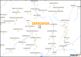 map of Garagānda