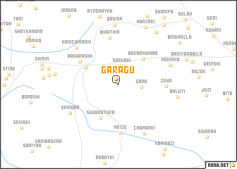 map of Garāgū