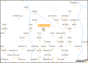 map of Garaha