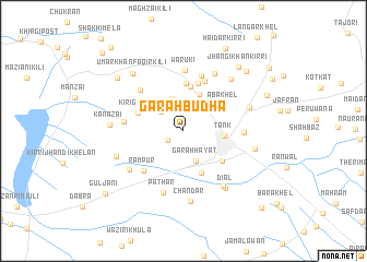 map of Garah Budha