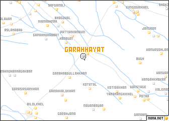 map of Garah Hayāt