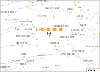 map of Garah Īsa Khān