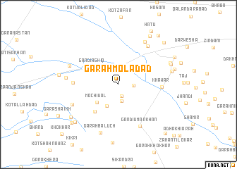 map of Garah Moladād