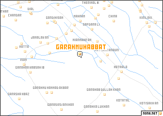 map of Garah Muhabbat