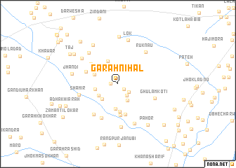 map of Garah Nihāl