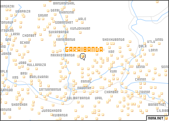 map of Garai Bānda