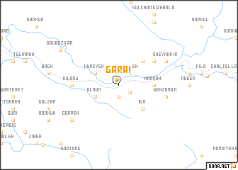 map of Garā\