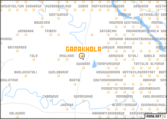 map of Gārākhola