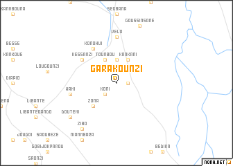 map of Garakounzi