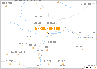 map of Gara Lakatnik