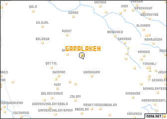 map of Garālakeh