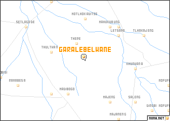 map of Ga-Ralebelwane