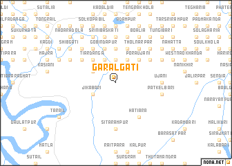 map of Gāralgāti