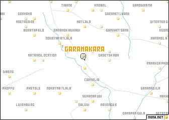 map of Ga-Ramakara