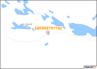 map of Garamätnyýaz