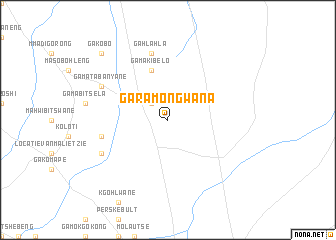 map of Ga-Ramongwana
