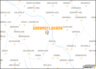 map of Ga-Ramotlokana